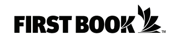 First Book primary logo in black